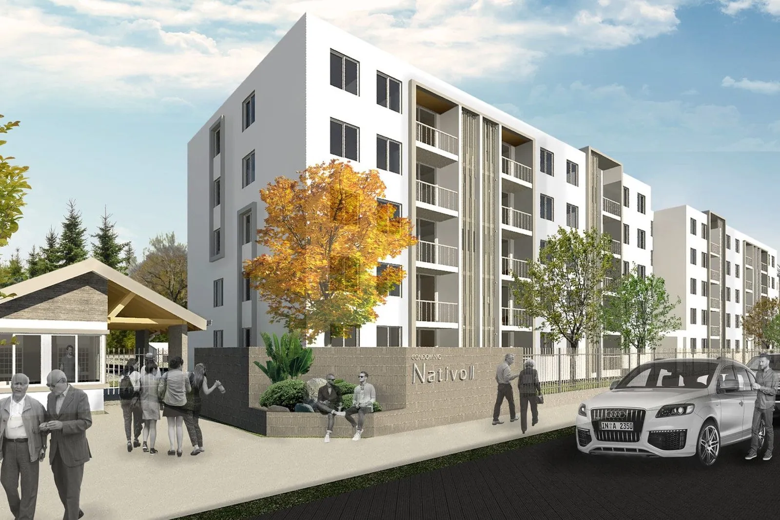 Condominio Nativo 2, proyecto inmobiliario arquitectónico en Hualpén