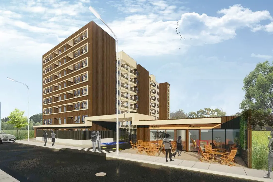 Edificio Parque del Estero, proyecto inmobiliario DS19 en Chillán