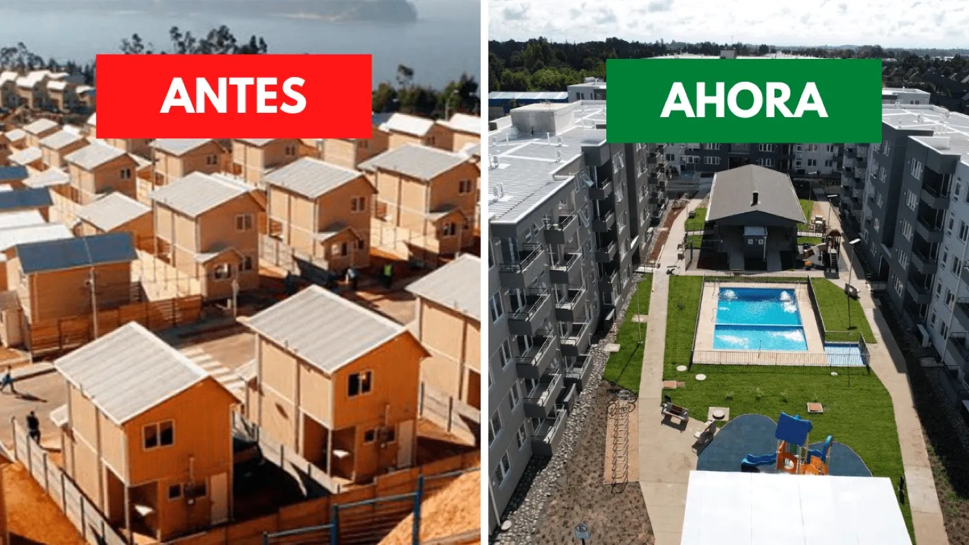 Evolución de vivienda social en chile
